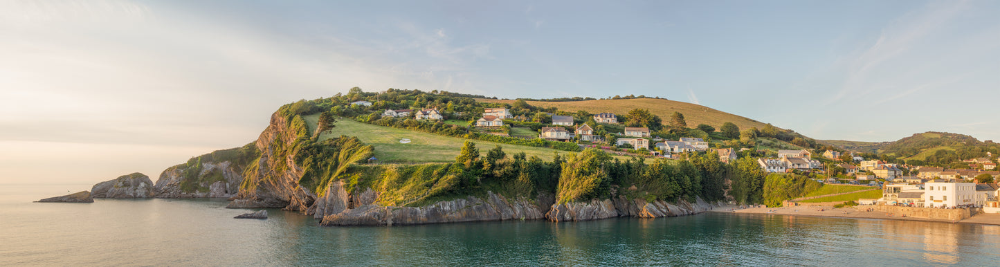 Combe Martin Bay Panorama