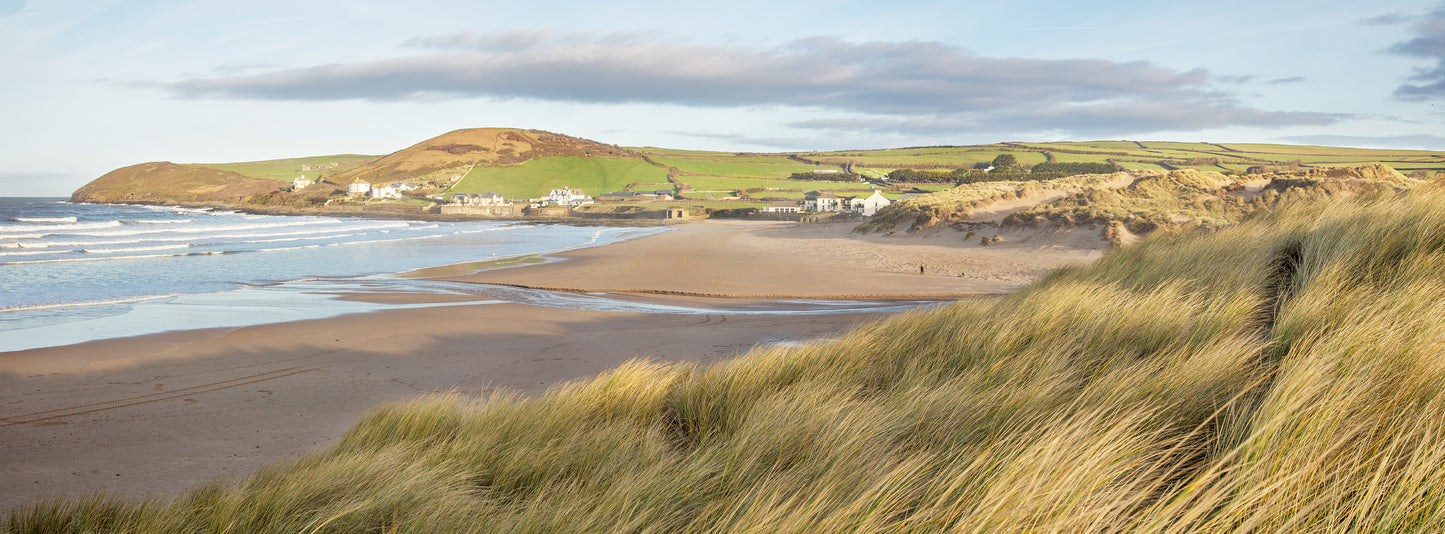 Croyde Beach Dunes Panorama