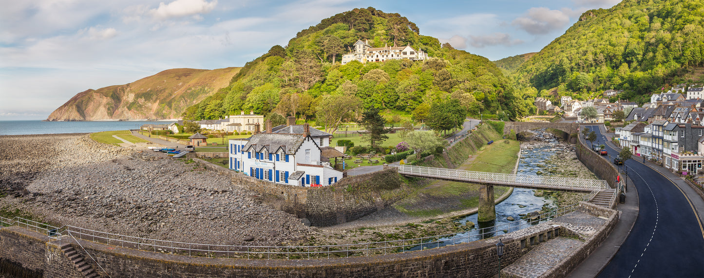 Lynmouth Village Panorama