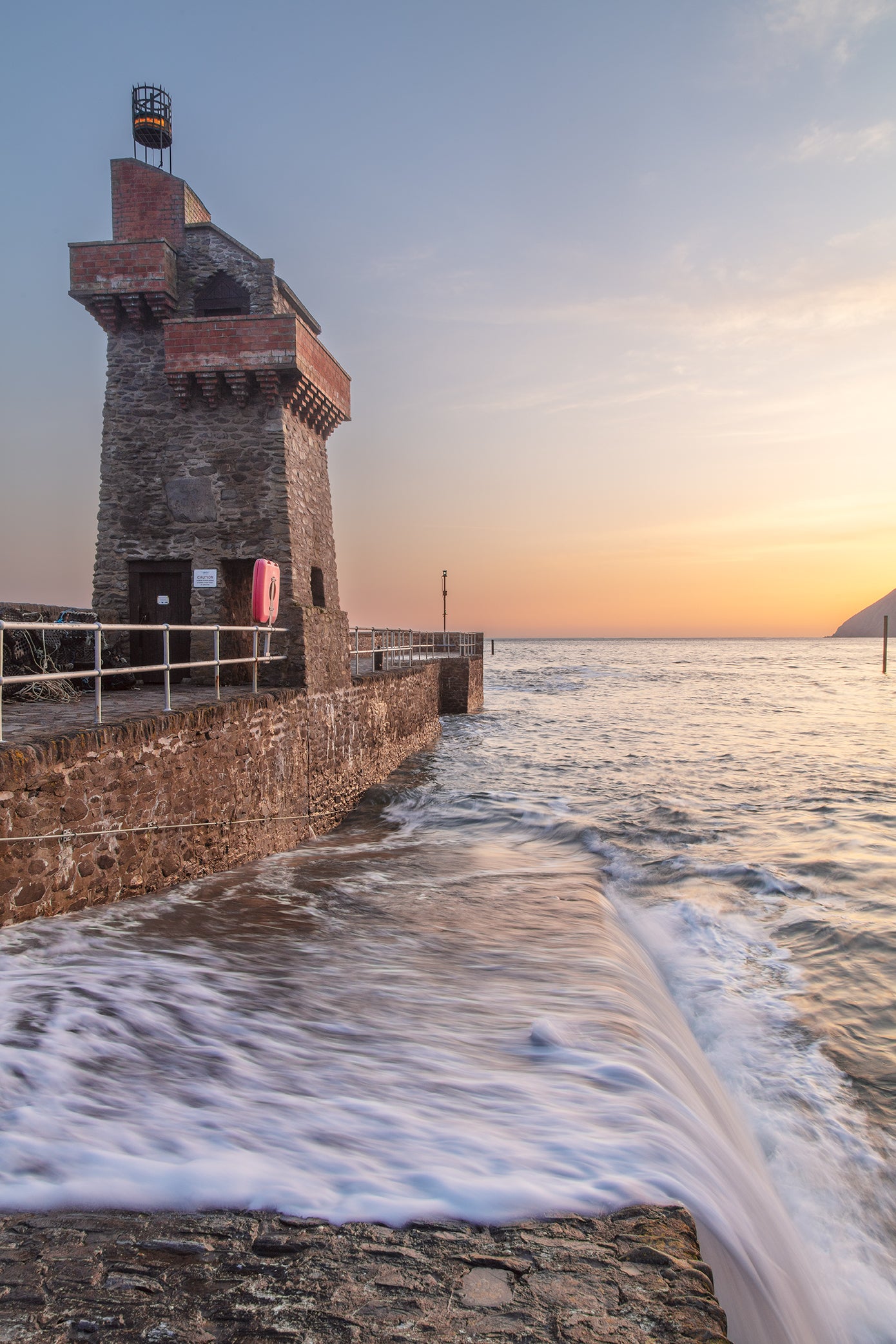 Lynmouth Harbour Rhenish Tower