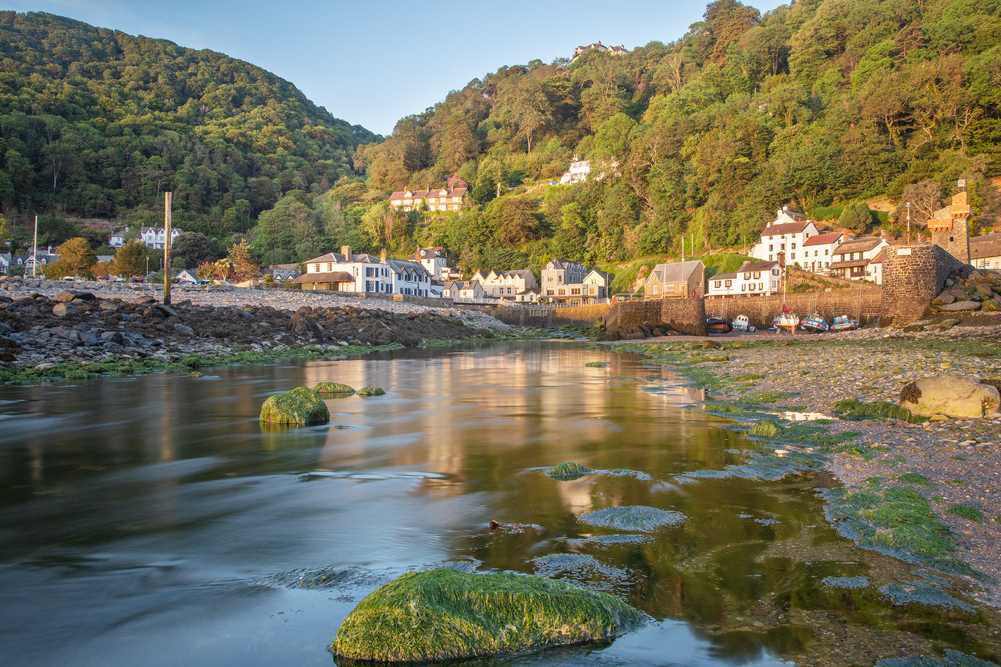 Lynmouth Spring Lowtide