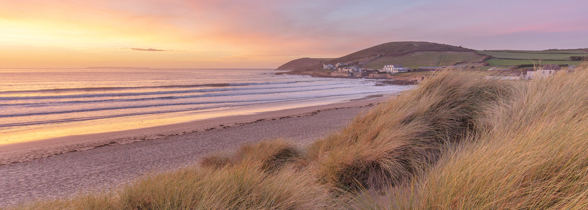 Croyde Beach Sunset Panorama