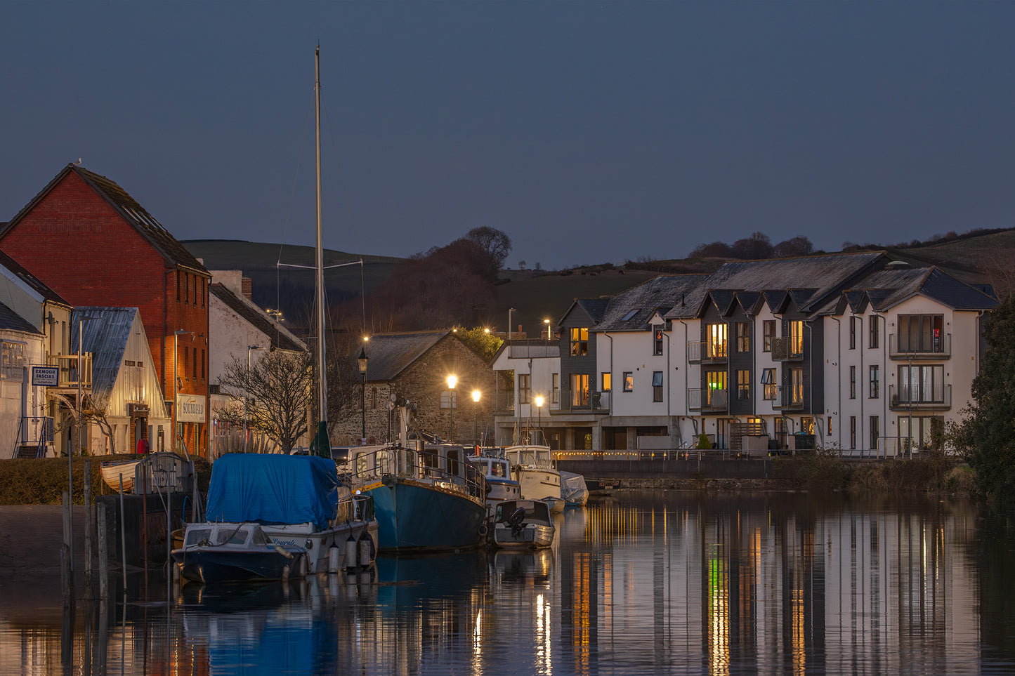 Barnstaple Quay At Dusk