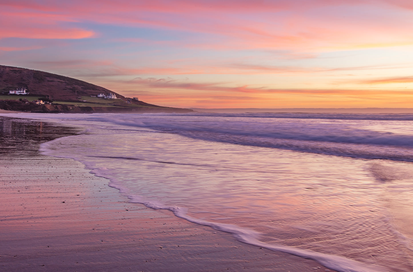 Croyde Beach High Tide Sunset