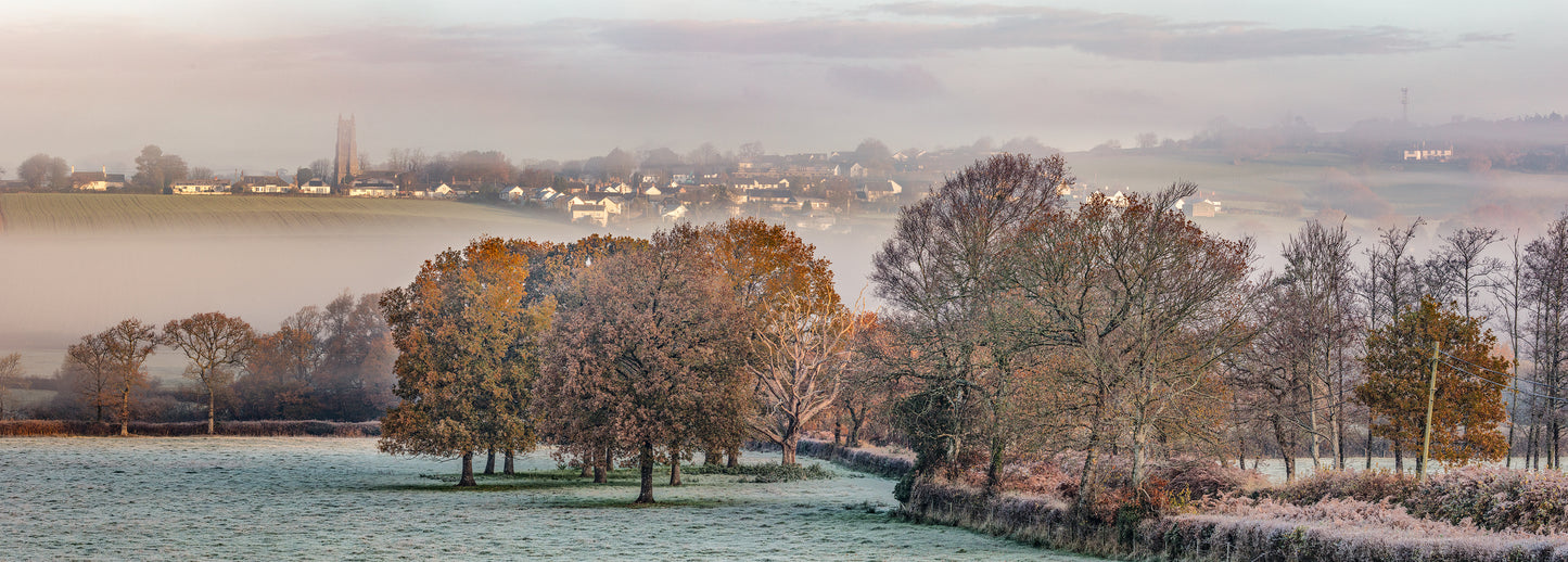 Bishop's Nympton Autumn Panorama