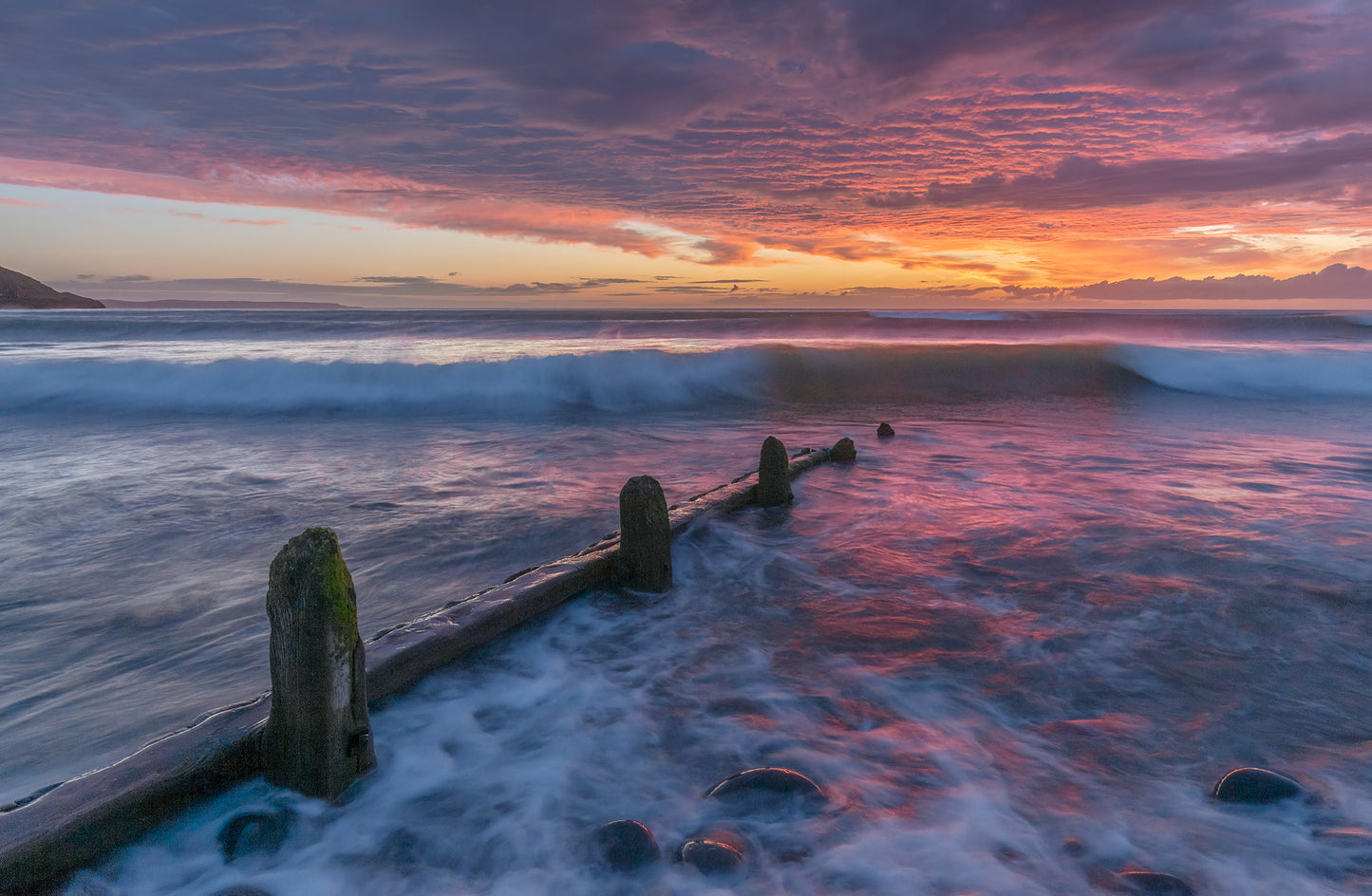 Westward Ho Beach Sunset