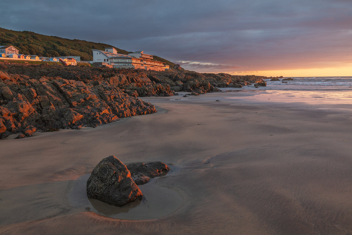 Westward Ho Lowtide Sunset