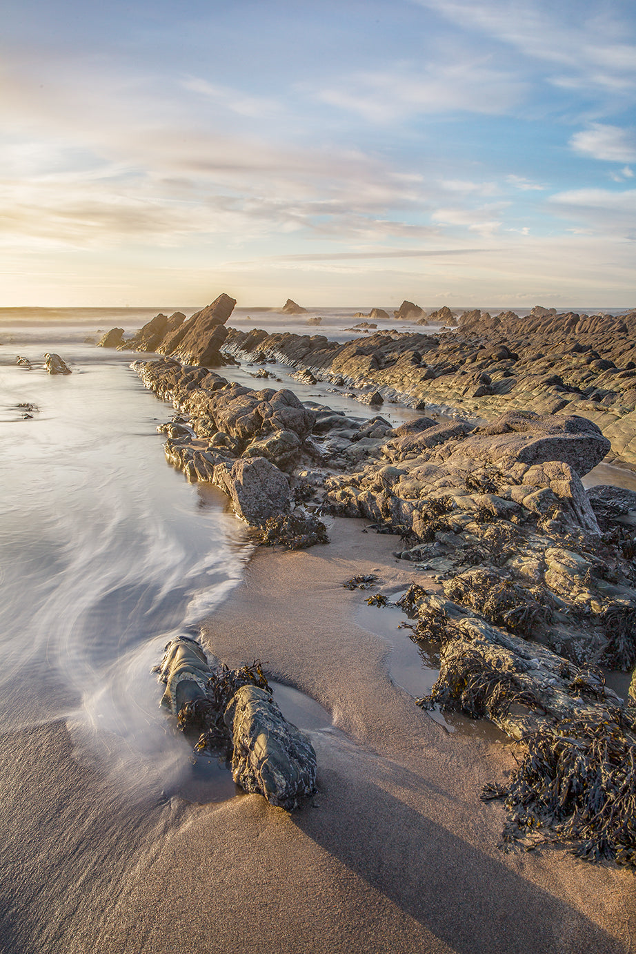 Welcombe Beach Lowtide