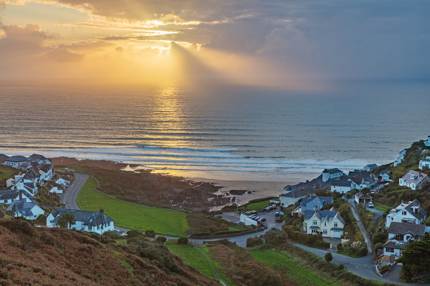 Combesgate beach Sunset