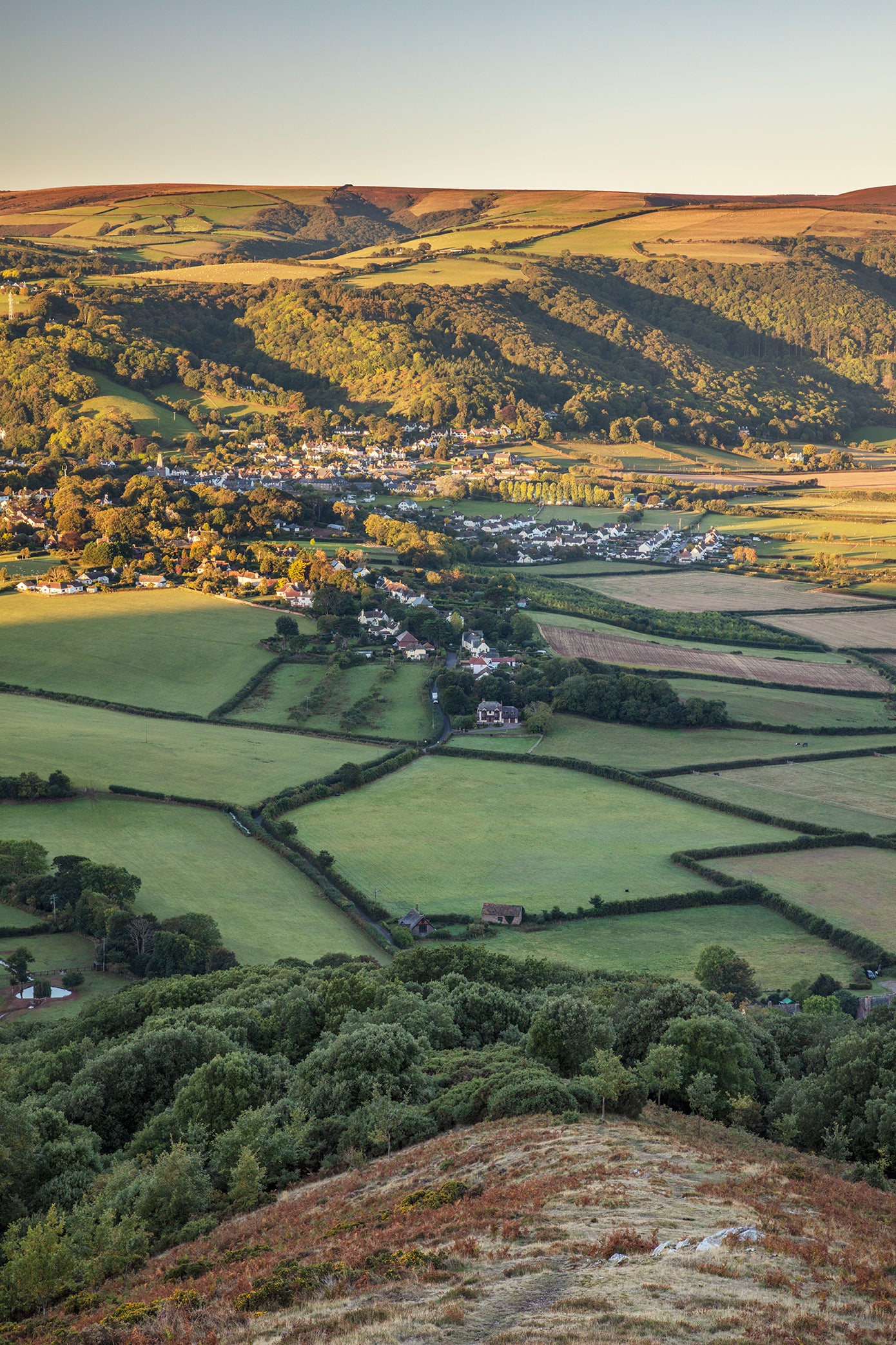 Porlock from Bossington Hill