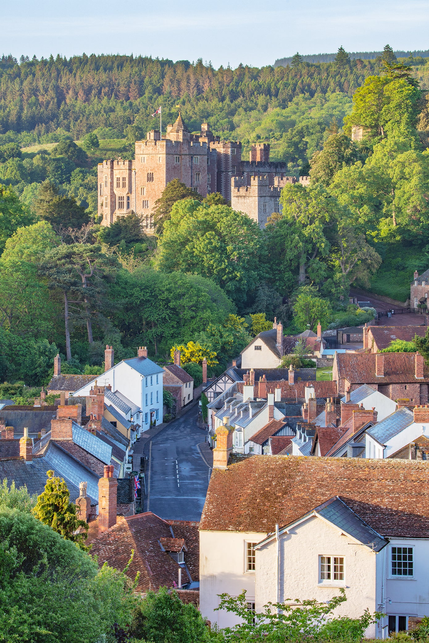 Above Dunster Village