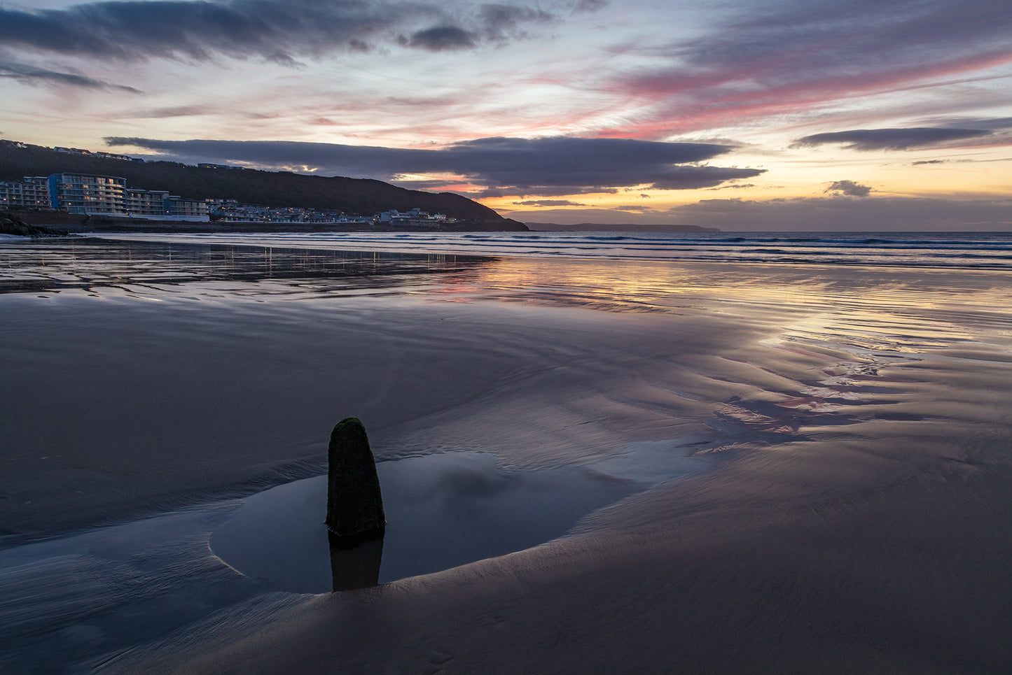 Westward Ho Beach Sunset