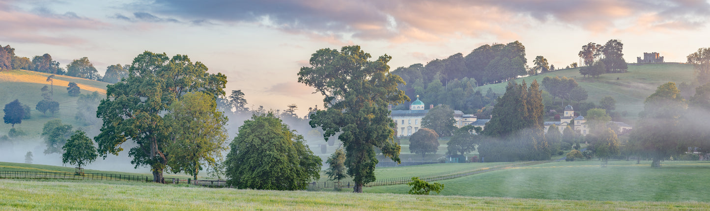 Castle Filleigh Spring Panorama