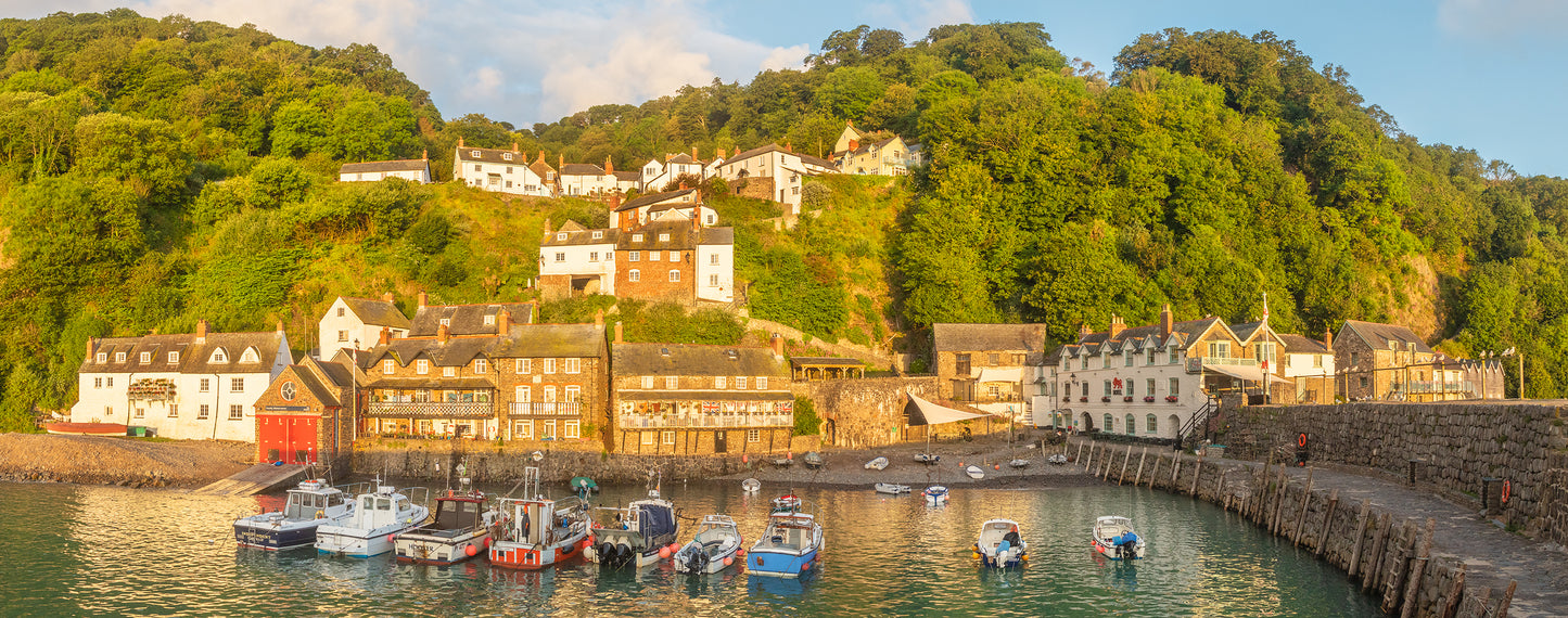Clovelly Harbour Panorama