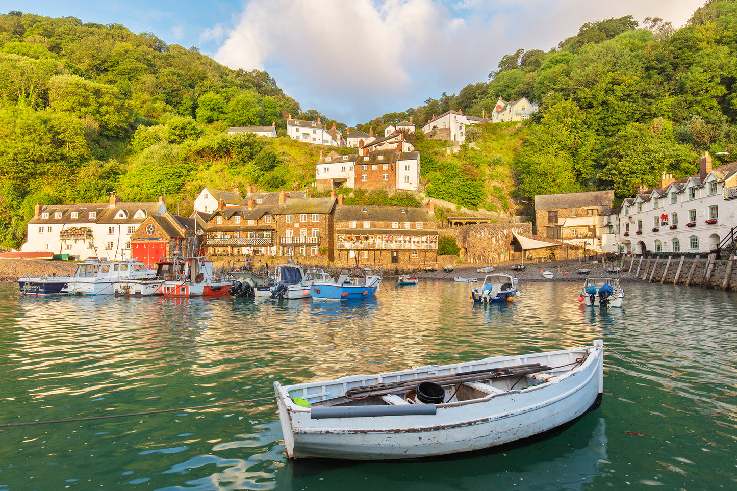 Clovelly Harbour Boats