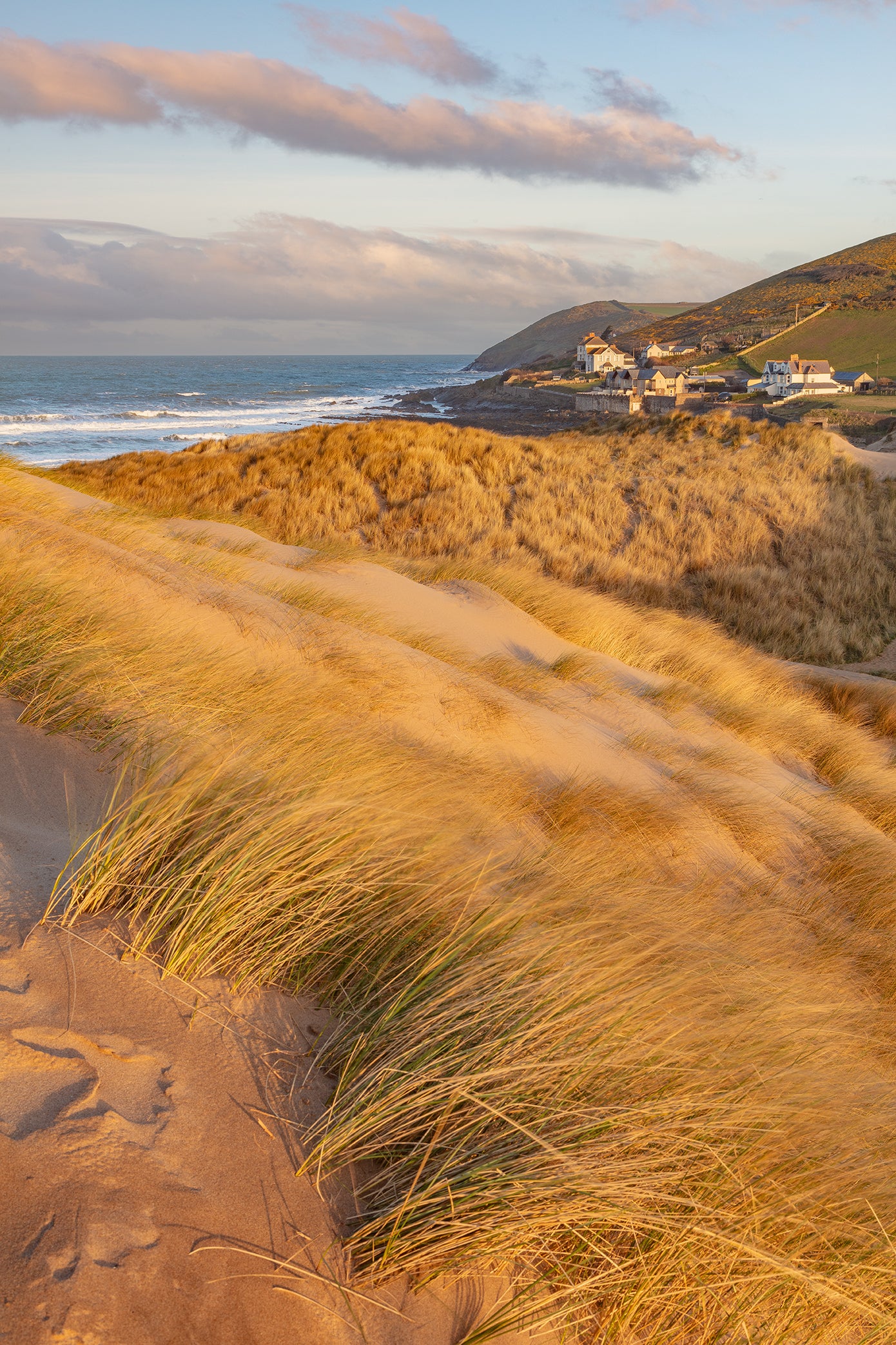 Croyde Beach Dunes Morning