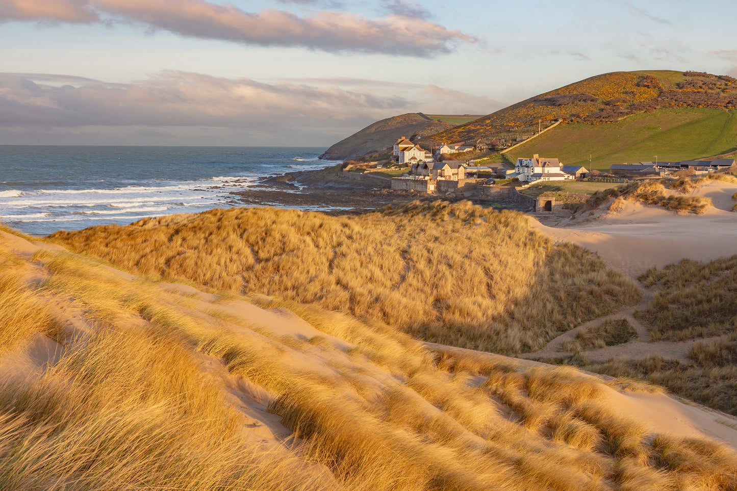 Croyde Beach Dunes Morning