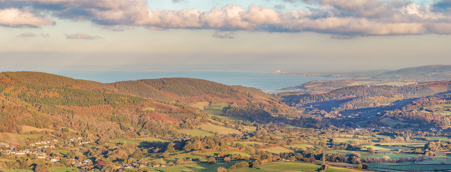 Minehead from Dunkery Panorama