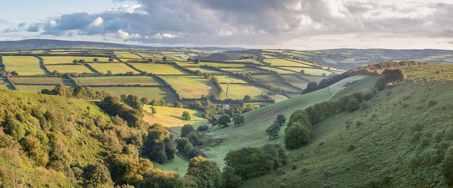 Winsford Hill The Punchbowl Panorama