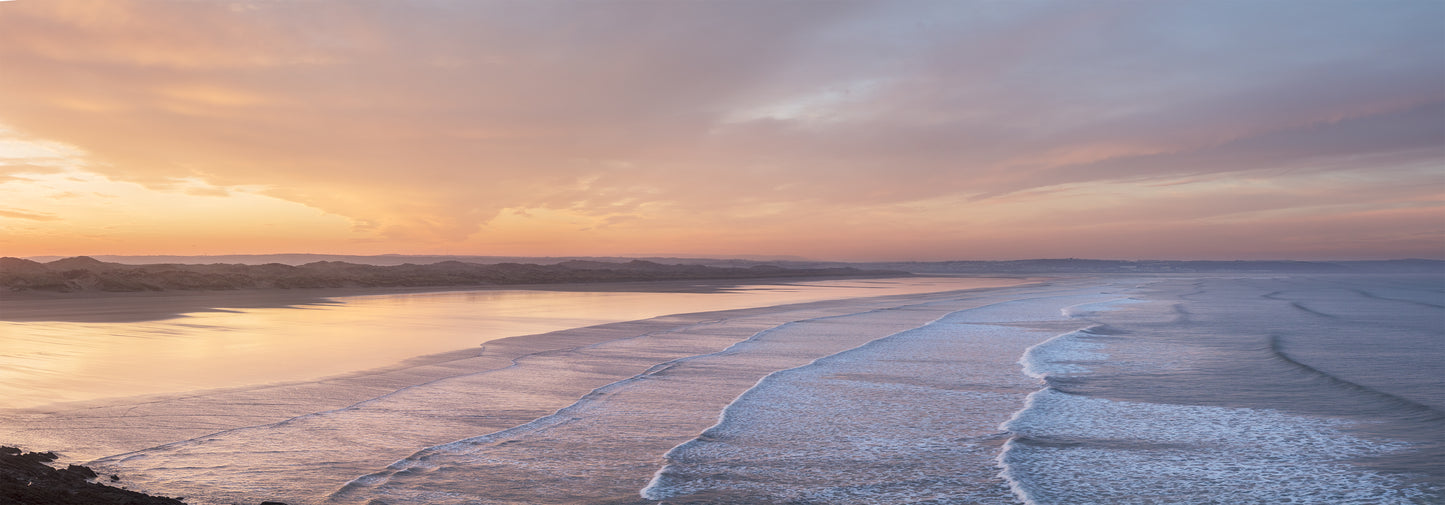 Saunton Beach Sunrise Panorama