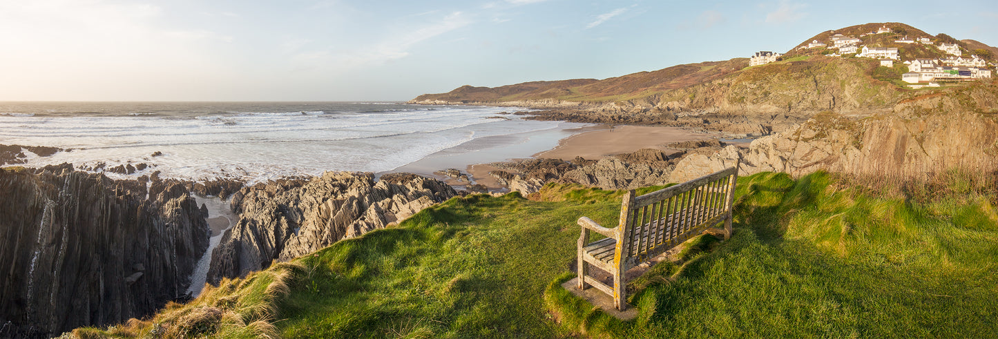 Combesgate Beach Panorama