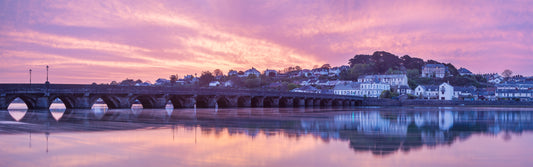 Bideford Surise Reflections Panorama