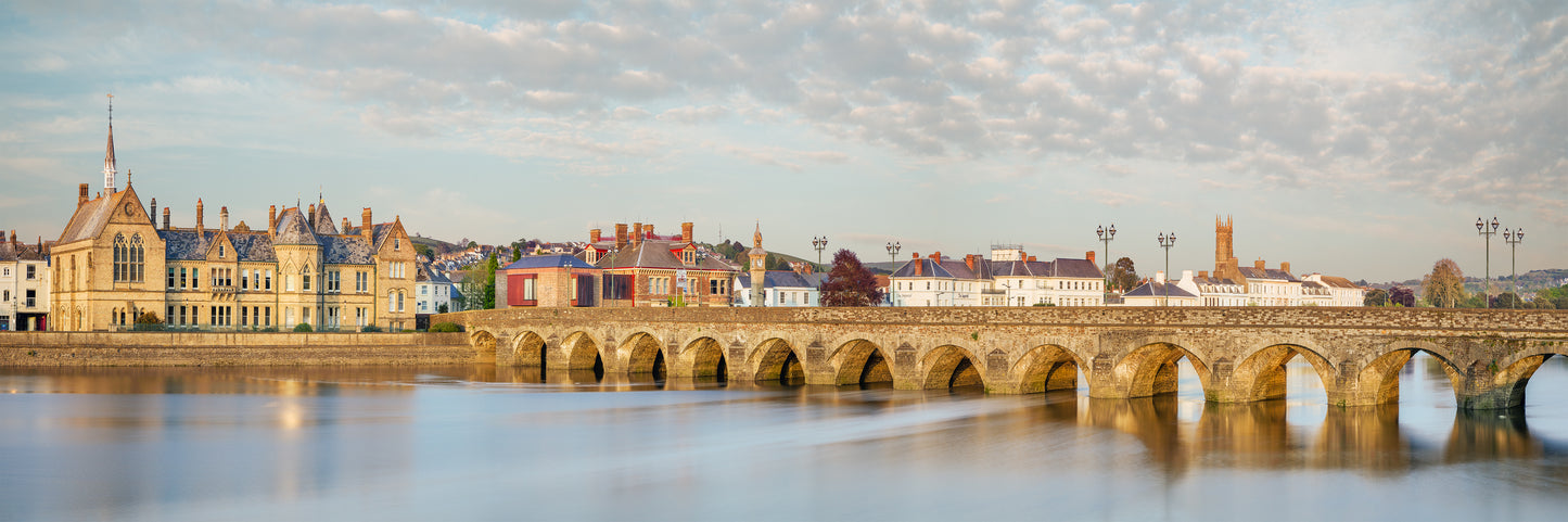 Barnstaple Old Bridge Panorama