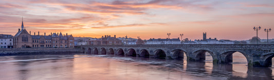 Barnstaple Bridge Sunrise Panorama