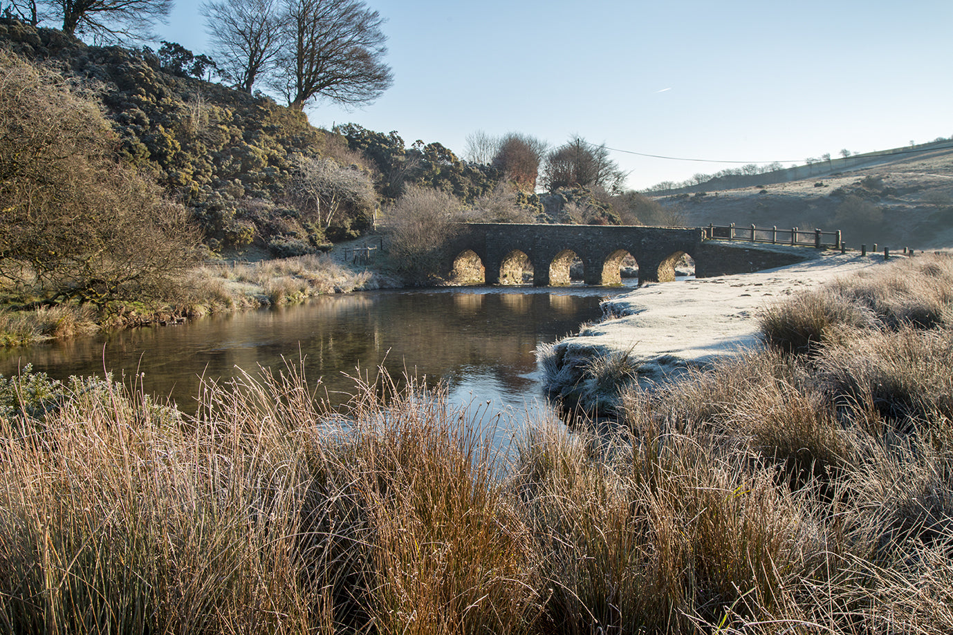 Landacre Bridge Frost