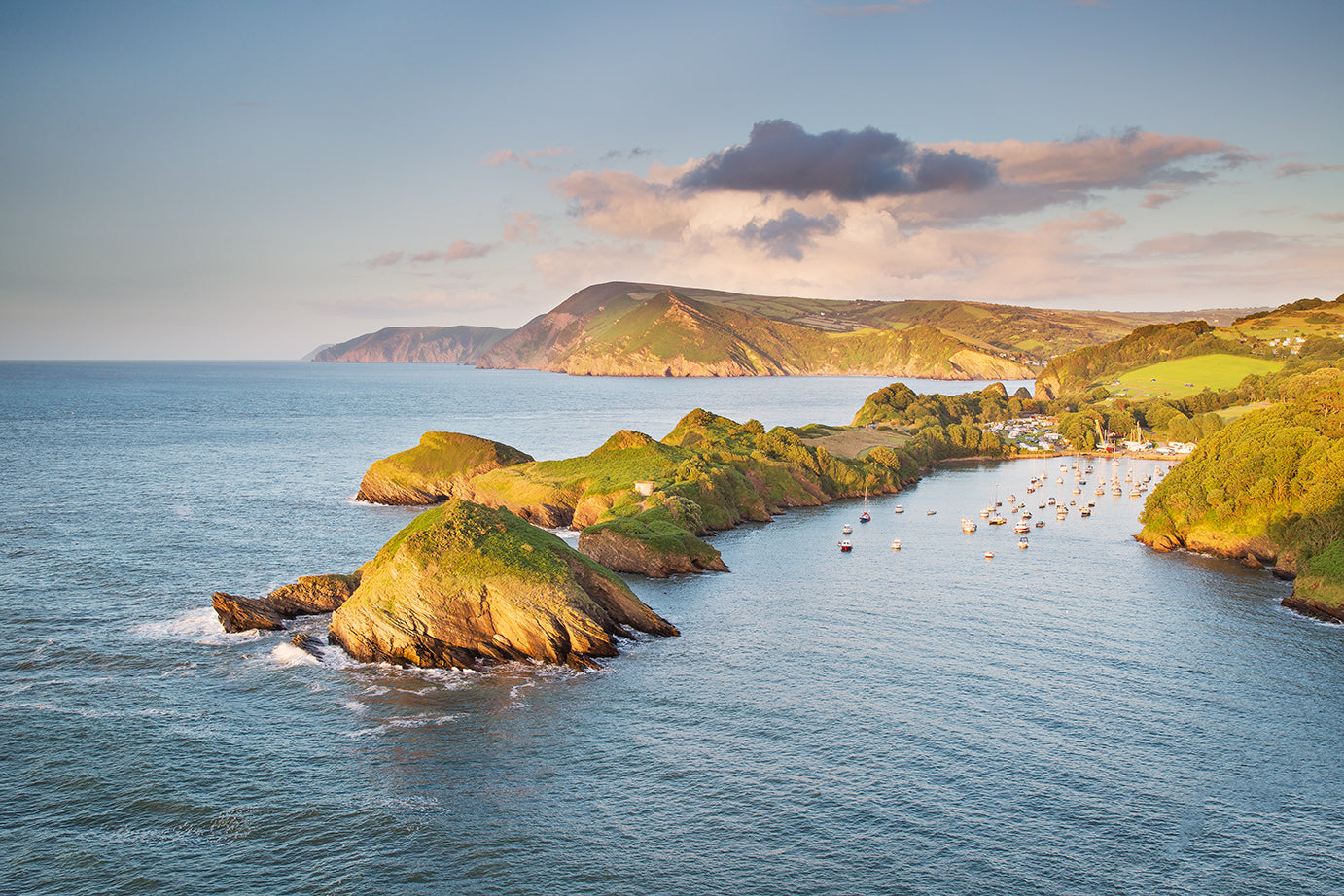 Watermouth Cove Evening Light