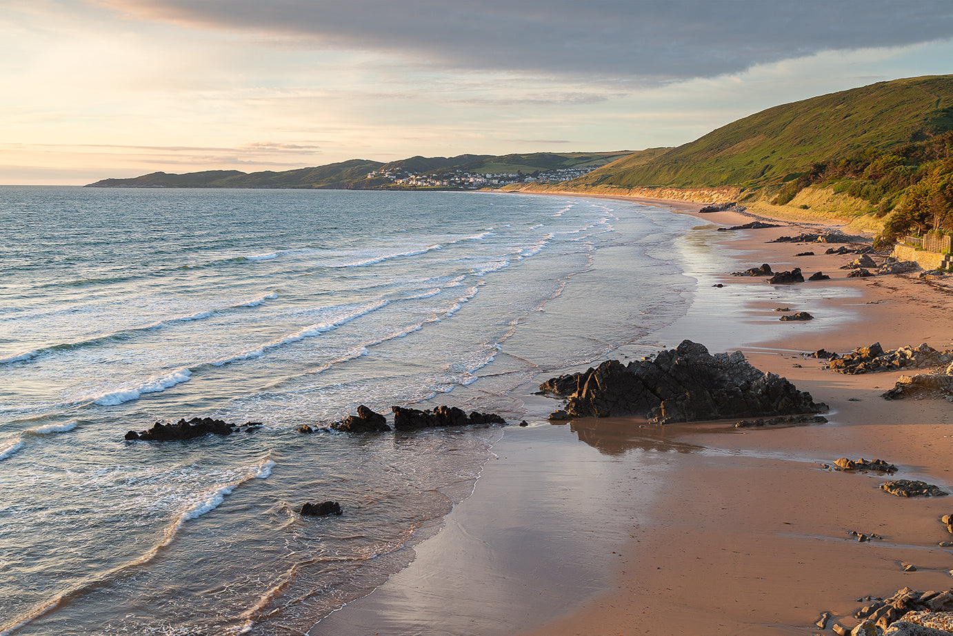 Putsborough Beach High Tide