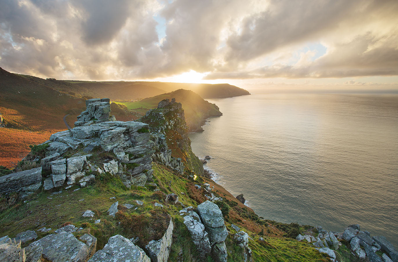 Valley of the Rocks Sunset