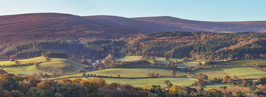 Luccombe Church Autumn Panorama