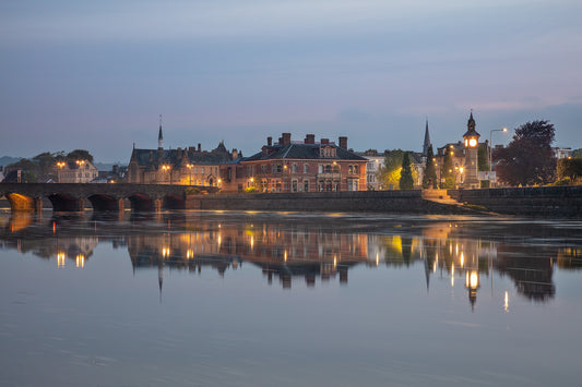 Barnstaple Taw at Dusk