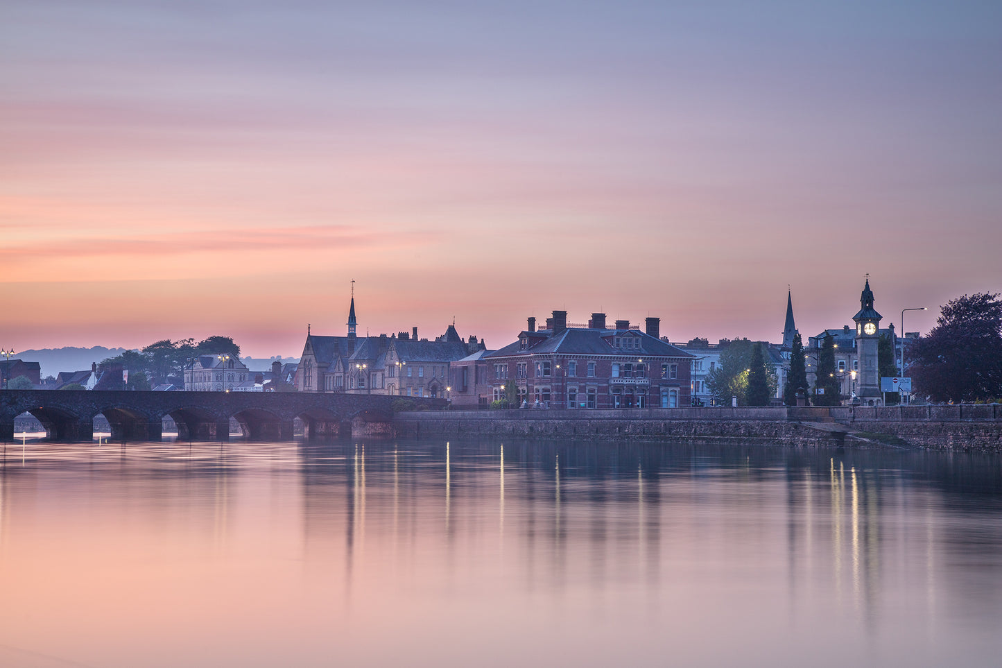 Barnstaple Taw Sunset