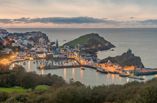 Ilfracombe Harbour Dusk