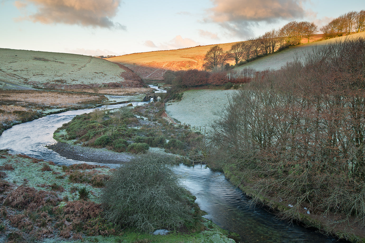 Landacre Bridge Morning Light