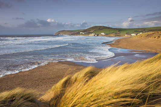 Croyde Beach High Tide Winter