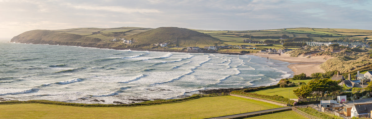 Croyde from Down End Panorama