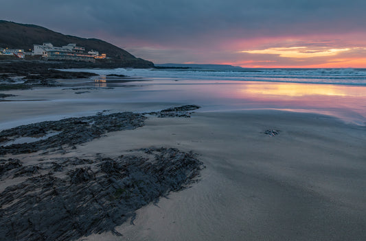 Wesward Ho Lowtide Sunset