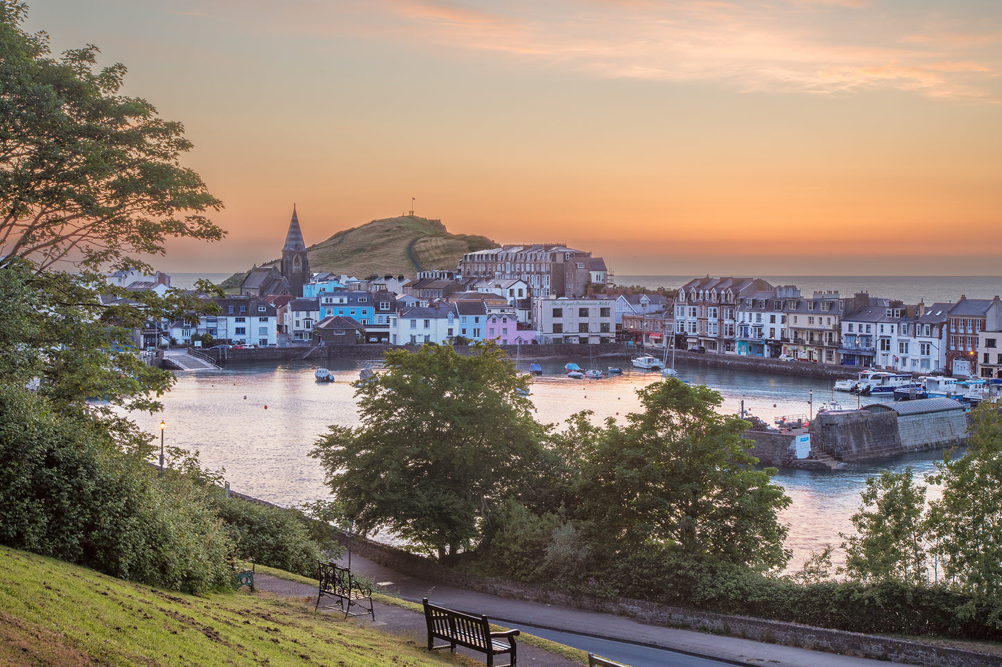 Ilfracombe Harbour Sunset