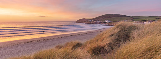 Croyde Beach Sunset Panorama