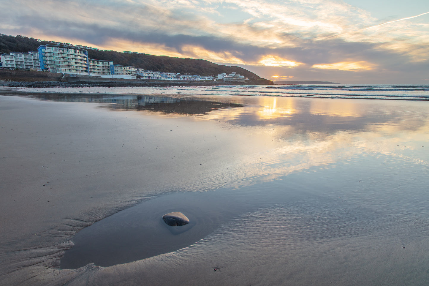 Westward Ho Beach Sunset