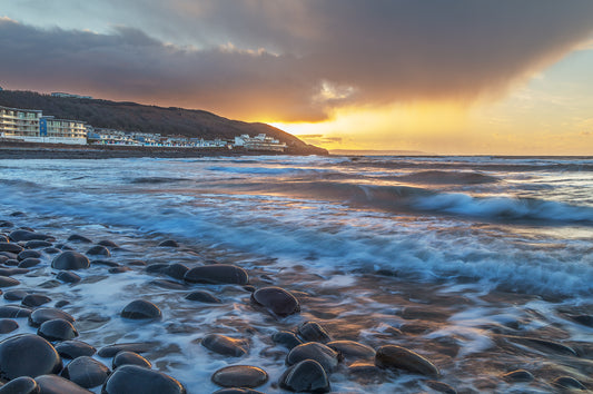 Westward Ho Stormy Sunset