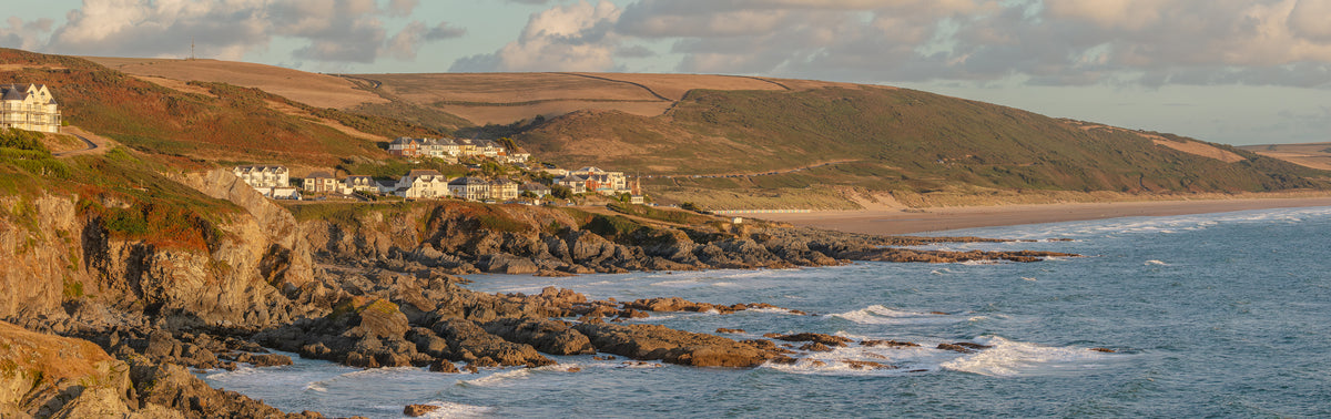 Woolacombe from Morte Point Panorama