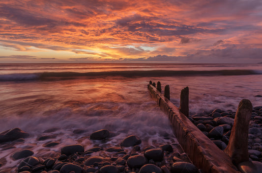 Westward Ho Beach Sunset