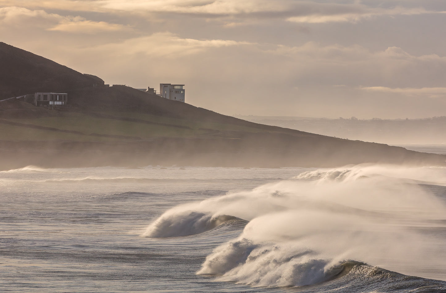 Croyde beach Big Surf