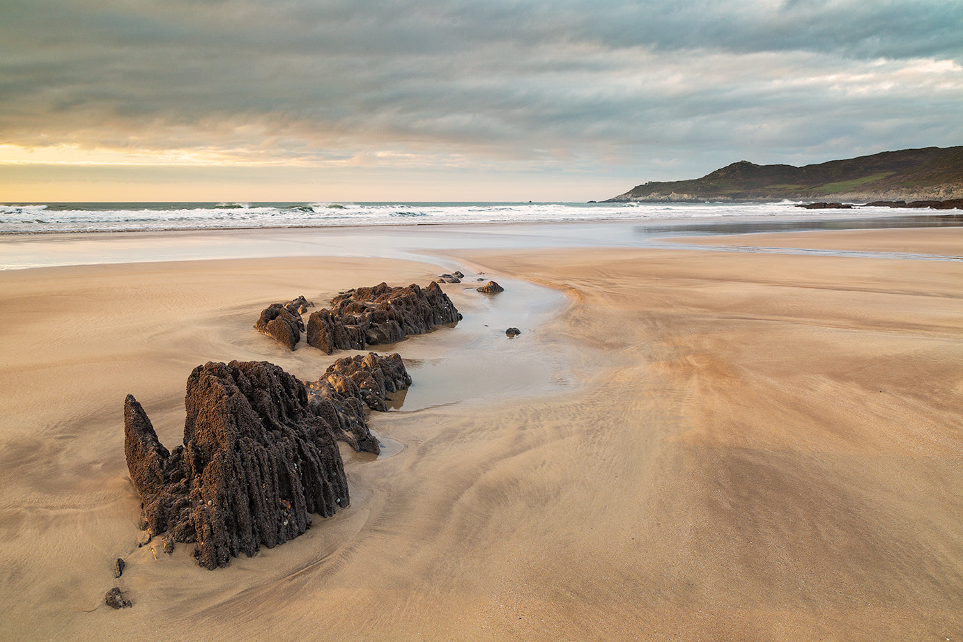 Combesgate Beach Lowtide