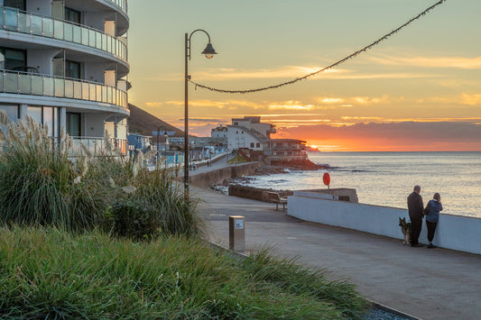 Wesward Ho Walkway Sunset