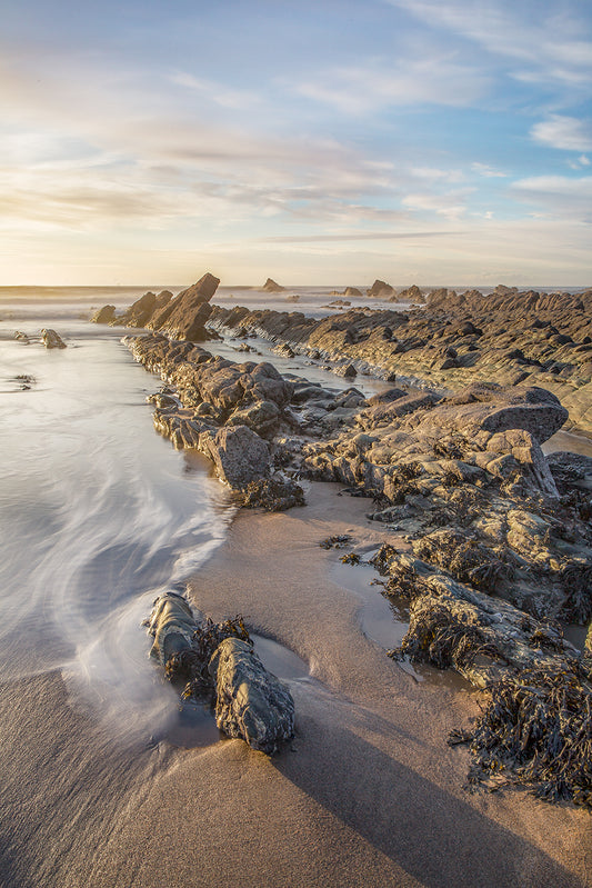 Welcombe Beach Lowtide